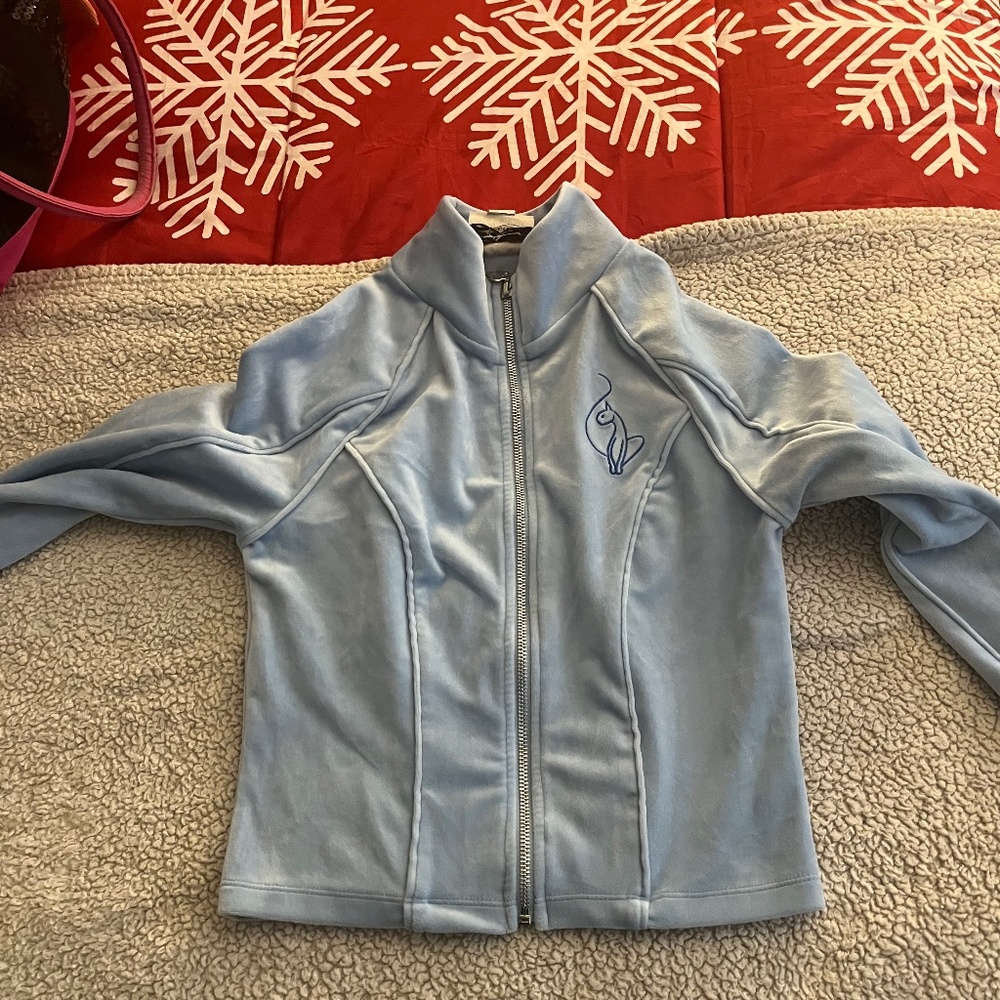 Baby phat French terry jacket forever 21 Y2K zip up